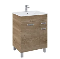 Szafki łazienkowe - Szafka łazienkowa z umywalką Elita Sunn 60 cm dąb canela RE169212007050 - miniaturka - grafika 1