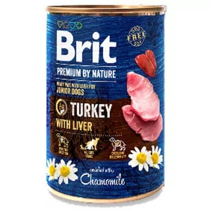 Brit Premium by Nature Junior Turkey & Liver 400g - Mokra karma dla psów - miniaturka - grafika 4