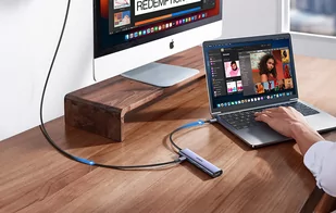 Adapter HUB UGREEN CM478 USB-C do HDMI, USB-A 3.0, 2x USB-A 2.0, PD - Adaptery i przejściówki - miniaturka - grafika 4