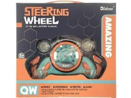 Zabawki interaktywne dla dzieci - Kierownica na baterie symulator jazdy 26x25x6cm - ADAR - miniaturka - grafika 1