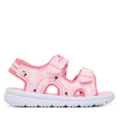 Buty dla dziewczynek - Sandały Reima Moomin Bungee 5400089M-4251 Różowy - miniaturka - grafika 1