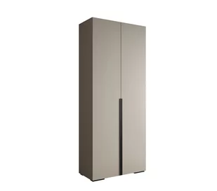 Szafa ubraniowa garderoba z półkami INOVA 1 1SZ kaszmir+czarny - Szafy - miniaturka - grafika 1