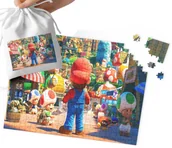 Puzzle - PUZZLE - SUPER MARIO WZORY Z BAJEK I GIER PREZENT NA ŚWIĘTA 192el WORECZEK - miniaturka - grafika 1