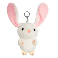 Breloczki dla dzieci - Brelok pluszowy biały królik - MCD - miniaturka - grafika 1
