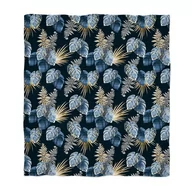 Narzuty - Domarex Narzuta Caviar czarno-niebieska 200 x 220 cm - miniaturka - grafika 1