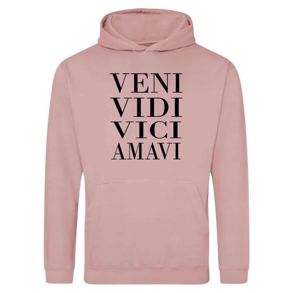 Bluza Damska DUSTY ROSE Z Kapturem VENI VIDI VICI AMAVI Dla Fanek Rozm S