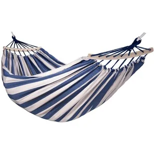 Hamak GOCKOWIAK Eden Marine 200 x 150 cm Biało-niebieski - Hamaki - miniaturka - grafika 1