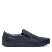 Półbuty męskie - Półbuty Lasocki NADAL-63 MI08 Granatowy - miniaturka - grafika 1