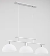 Lampy sufitowe - Potrójna lampa wisząca z mlecznymi kloszami ALFA 63004 z serii ETIUDA - miniaturka - grafika 1