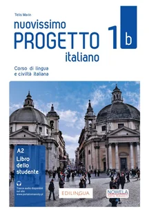Nuovissimo Progetto Italiano 1B pod + online Nowa - Książki do nauki języka włoskiego - miniaturka - grafika 1