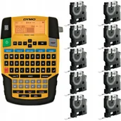 Drukarki kart i etykiet - Drukarka etykiet DYMO Rhino 4200 dla elektryka, instalatora, przemysłu s0955990 + 10 taśm DYMO IND 9mm x 1,5m (biała / czarny na - miniaturka - grafika 1