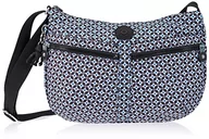 Torebki damskie - Kipling Damskie torby typu crossbody IZELLAH, Blackish Tile, Czarna płytka - miniaturka - grafika 1