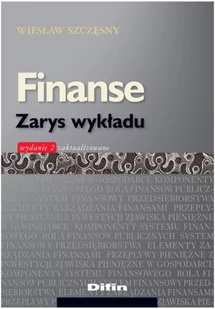 Finanse. Zarys wykładu - Finanse, księgowość, bankowość - miniaturka - grafika 1