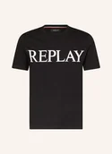 Koszulki męskie - Replay T-Shirt schwarz - REPLAY - miniaturka - grafika 1