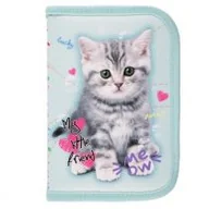Piórniki - Piórnik dwuklapkowy bez wyposażenia ST.RIGHT PC3 My Little Friend mint Kitty - miniaturka - grafika 1