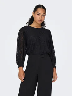 ONLY Bluzka 15283271 Czarny Regular Fit - Bluzki damskie - miniaturka - grafika 1