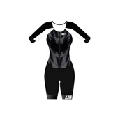 Bielizna sportowa męska - ZEROD Strój triathlonowy damski RACER TT SUIT black vivacity - miniaturka - grafika 1