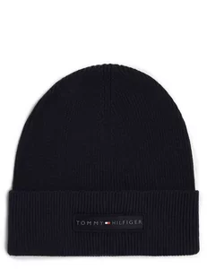 Tommy Hilfiger - Czapka męska, niebieski - Czapki męskie - miniaturka - grafika 1