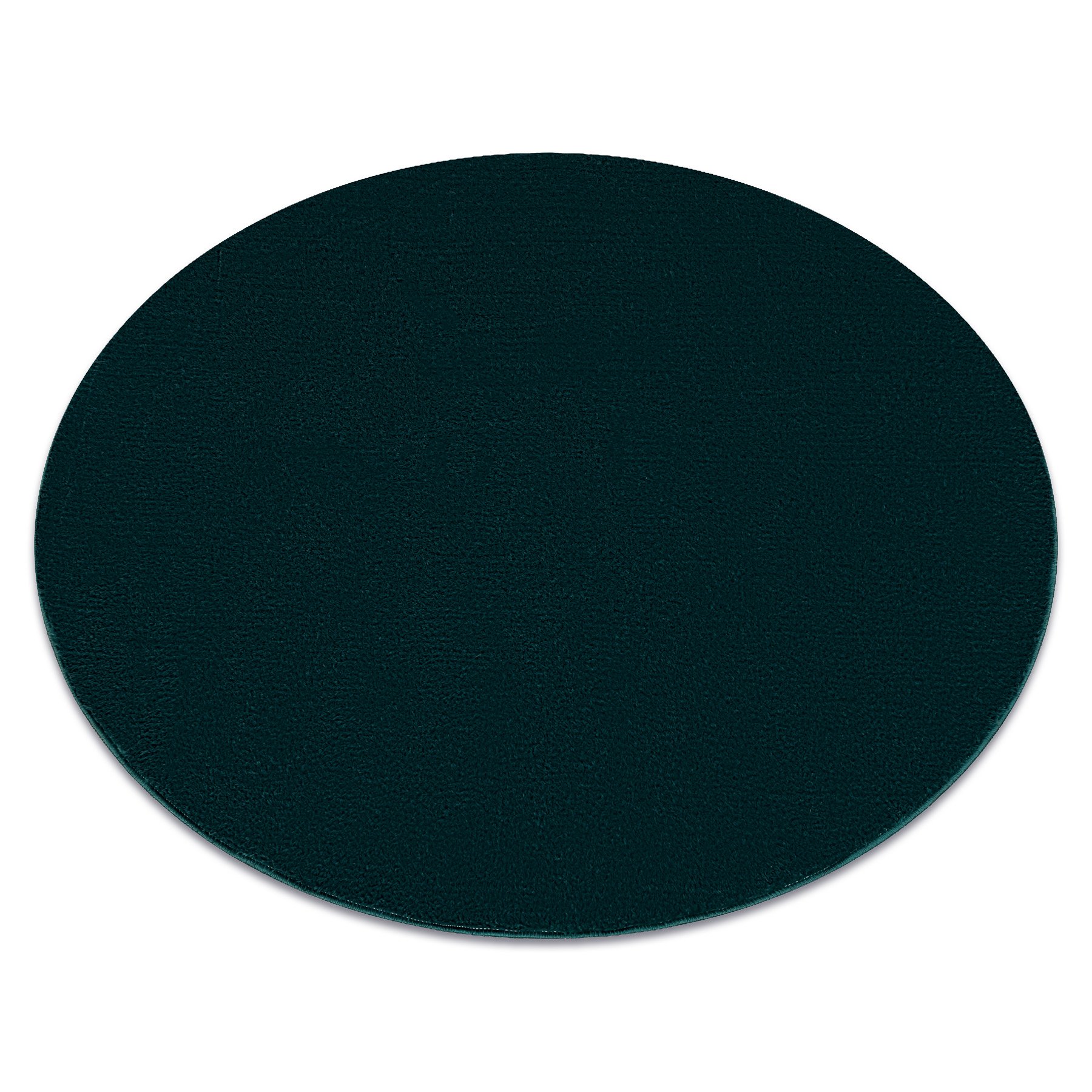 Dywan LINDO koło szmaragdowy, do prania, antypoślizgowy, Shaggy zielony koło 150 cm