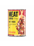 Mokra karma dla psów - Josera Megapakiet Meatlovers Menu 12 x 400 g Wołowina i ziemniak - miniaturka - grafika 1