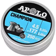 Amunicja do wiatrówek - Śrut Apolo Champion 4.5 mm, 250 szt. 0.55g/8.48gr (19002) - miniaturka - grafika 1