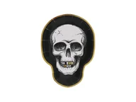 Halloween - Talerzyki Czaszka - 19 x 25 cm - 10 szt. - miniaturka - grafika 1