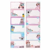 Szkolne artykuły papiernicze - Naklejki na zeszyt Koala/Leniwiec (25szt) - STARPAK - miniaturka - grafika 1