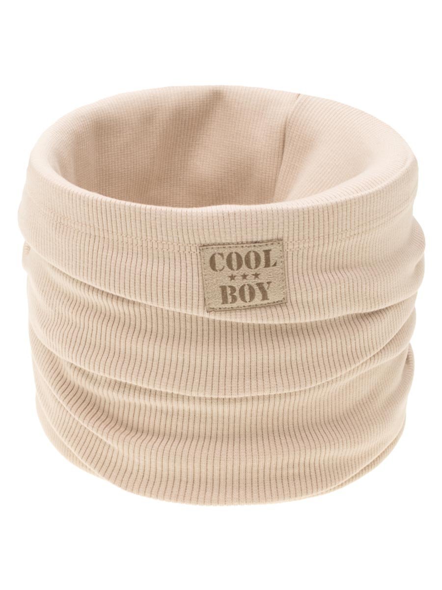 Chłopięcy komin z naszywką beżowy Nicol,r.56