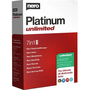 Nero Platinum Unlimited (1 urządzenie / Lifetime) - Programy użytkowe i narzędziowe - miniaturka - grafika 1