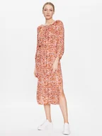 Sukienki - Sisley Sukienka codzienna 4KINLV034 Kolorowy Regular Fit - miniaturka - grafika 1