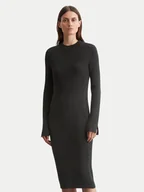 Sukienki - Marc O'Polo Sukienka dzianinowa 409 5045 67097 Czarny Slim Fit - miniaturka - grafika 1