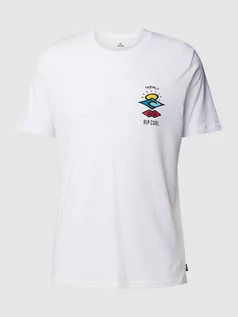 Koszulki męskie - T-shirt z nadrukiem z logo model ‘SEARCH’ - grafika 1