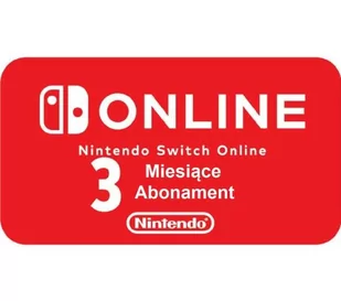 Abonament Nintendo Switch Online 3m-ce - Startery i doładowania - miniaturka - grafika 1