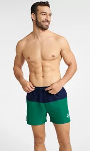 Kąpielówki Gem 40780-59X Granatowo-Zielone (Rozmiar XXL) - Kąpielówki męskie - miniaturka - grafika 2