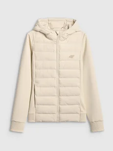 4F Kurtka z wypełnieniem syntetycznym damska - beżowa XXL - Kurtki damskie 4F Kurtka z wypełnieniem syntetycznym damska - beżowa XXL - Kurtki damskie - miniaturka - grafika 1