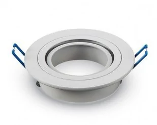 Oprawa sufitowa aluminium okrągła ruchoma biała 3599 - Oprawy, klosze i abażury - miniaturka - grafika 1