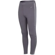 Legginsy - Legginsy 4F Jr HJZ22 JLEG002 (kolor Szary/Srebrny, rozmiar 158cm) - miniaturka - grafika 1