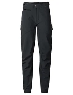 VAUDE Damskie spodnie Wo Qimsa Softshell Pants Ii S/S, czarne/czarne, 34, czarny/czarny, 34 - Spodnie damskie - miniaturka - grafika 1