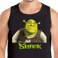 Koszulki męskie - 3127 Tank Top Koszulka Shrek Fiona M Czarna - miniaturka - grafika 1