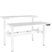 Biurka - Biurko Active II Blat Biały Unique - miniaturka - grafika 1