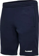 Spodenki damskie - Hummel Hummel Damskie szorty Hmlgo Cotton Bermuda Woman niebieski morski S 203532-7026 - miniaturka - grafika 1