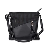 Torebki damskie - Rieker Women's H1040 torba na ramię, czarna - miniaturka - grafika 1