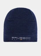 Czapki damskie - Czapka do biegania Brubeck Active Wool Hat - navy blue - miniaturka - grafika 1