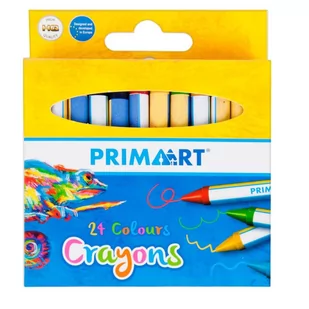 Prima Art Kredki Wosk 24 kolory Prima Art pudełko 12/144 - Przybory szkolne - miniaturka - grafika 1