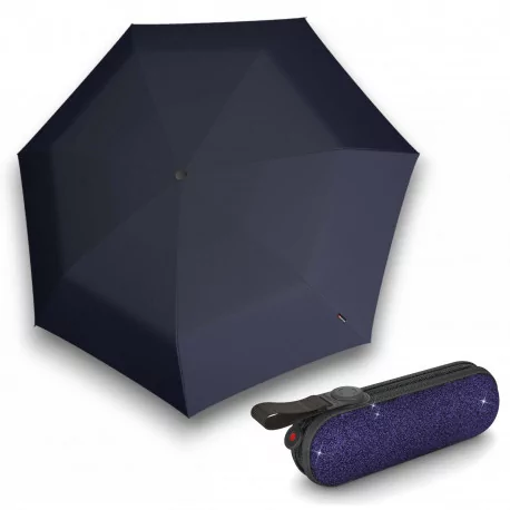 KNIRPS X1 GLAM NAVY - lekka składana mini parasolka