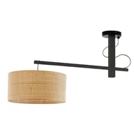 Lampy sufitowe - Lampa wisząca drewniana do sypialni FOGGIA - miniaturka - grafika 1
