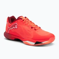 Buty sportowe męskie - Buty do piłki ręcznej PUMA Vantage Nitro glowing red/puma white dark crimson/puma black WYSYŁKA W 24H 30 DNI NA ZWROT - miniaturka - grafika 1