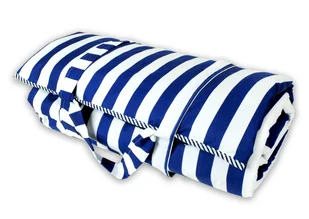 Koc piknikowy - plażowy "Granatowe Pasy" 180x200 - Koce piknikowe Koc piknikowy - plażowy "Granatowe Pasy" 180x200 - Koce piknikowe - miniaturka - grafika 1