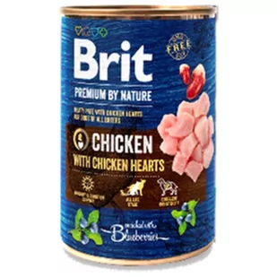 Brit Premium By Nature Puszka Kurczak z Sercami 400g - Mokra karma dla psów - miniaturka - grafika 1