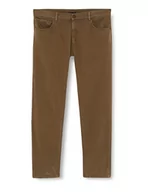 Spodnie męskie - Sisley Spodnie męskie, Brązowy 88c, 34 - miniaturka - grafika 1